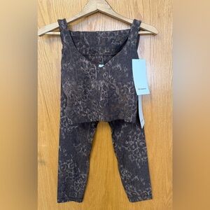 Lululemon Align Set Truleopard Max Brown Multi